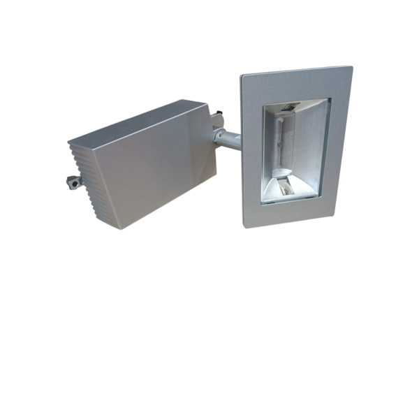 Iguzzini 4815 parallel gray 213x142 150w hit electron w//track adapter